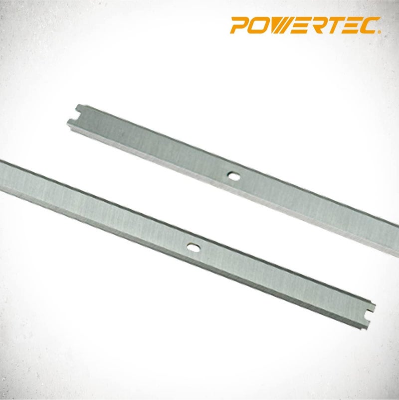 POWERTEC 13 Inch Planer Blades for RIDGID R4330, TP1300LS Planer, Replacement for AC20502 Planer Knives, Set of 6 (12828DDV) - Image 2